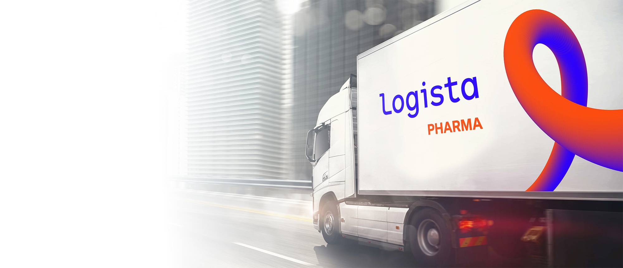 Camión de Logista Pharma